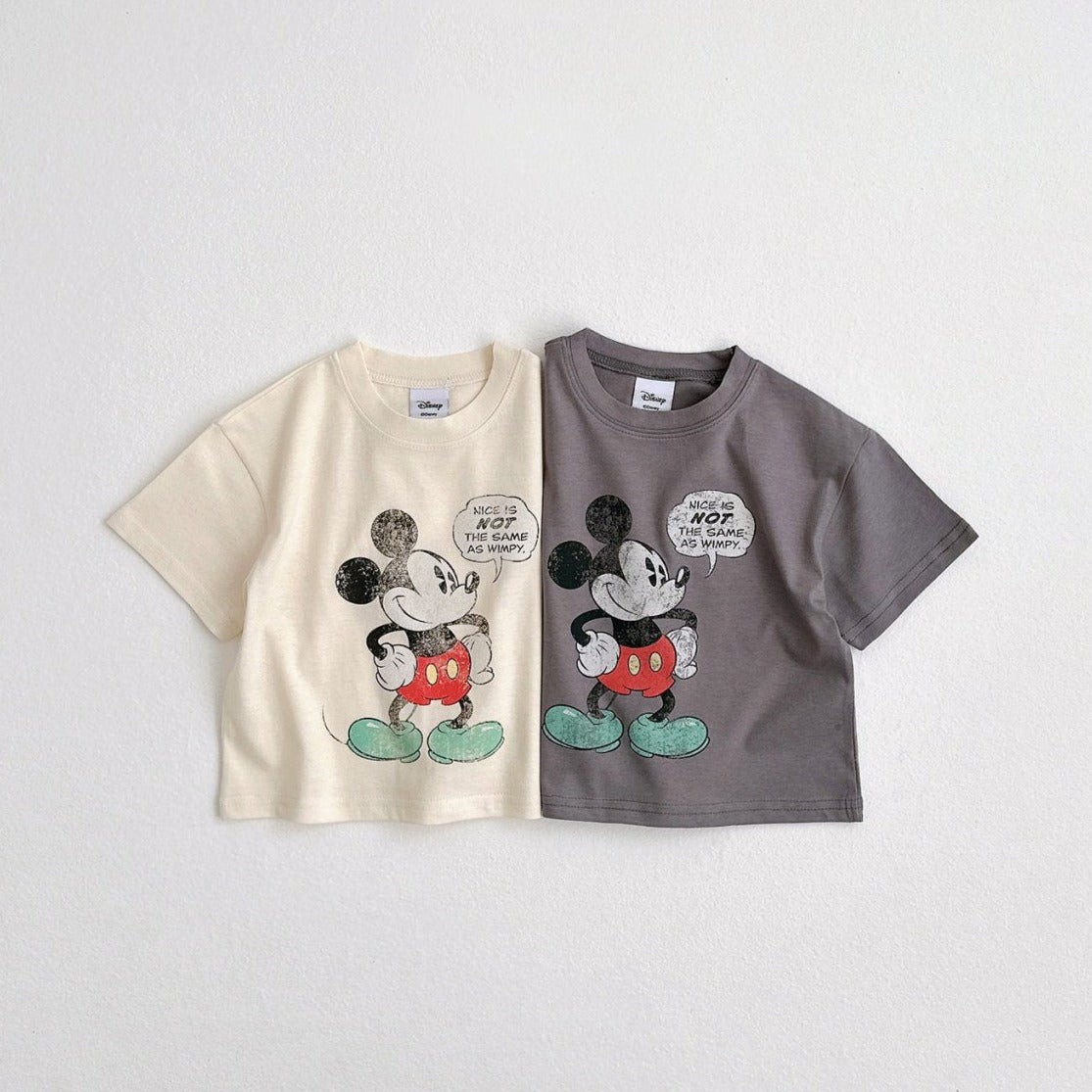 Toddler Mickey Print T-Shirt (1-5y) - 2 Colors