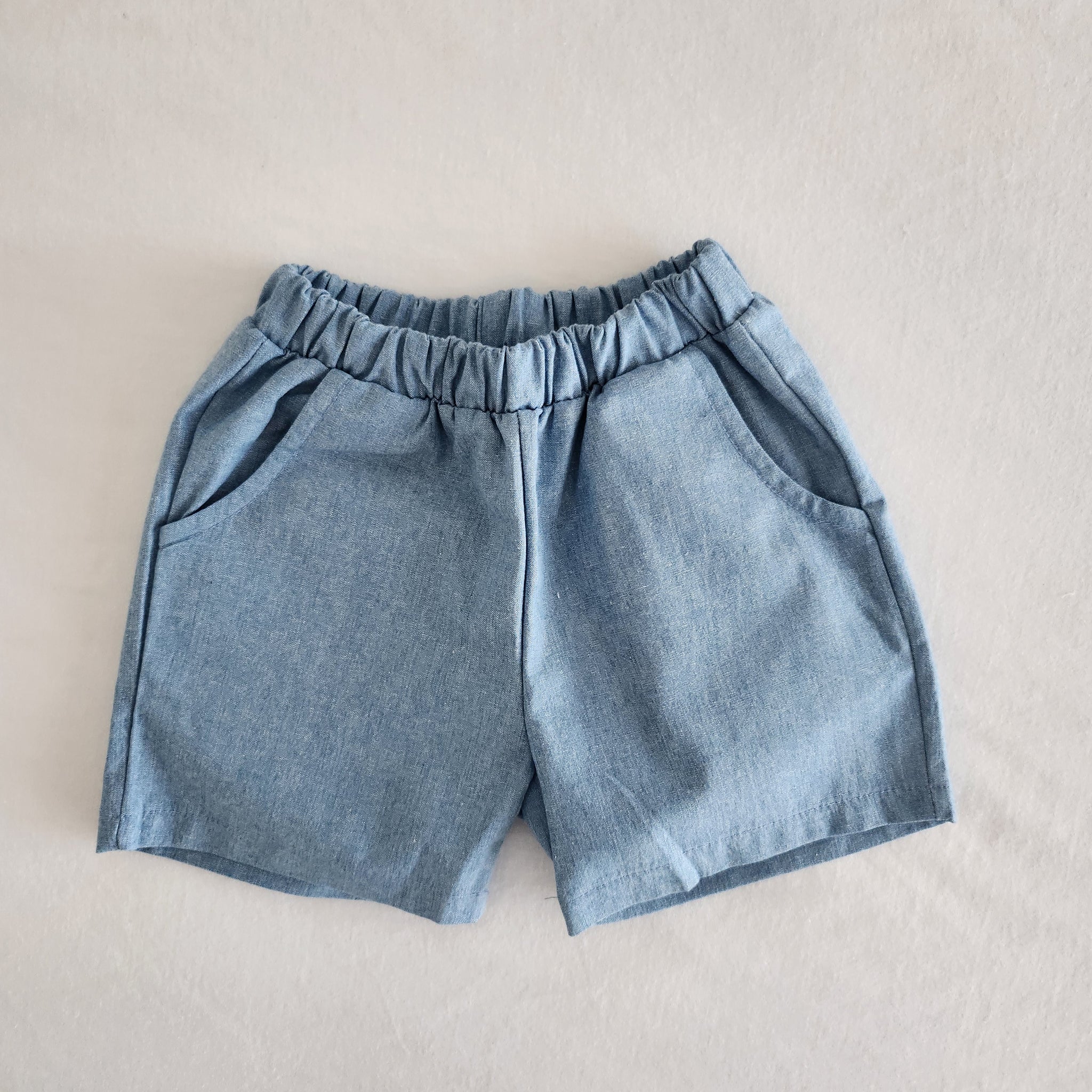 Toddler Pocket Shorts  (6m-5y) - Blue