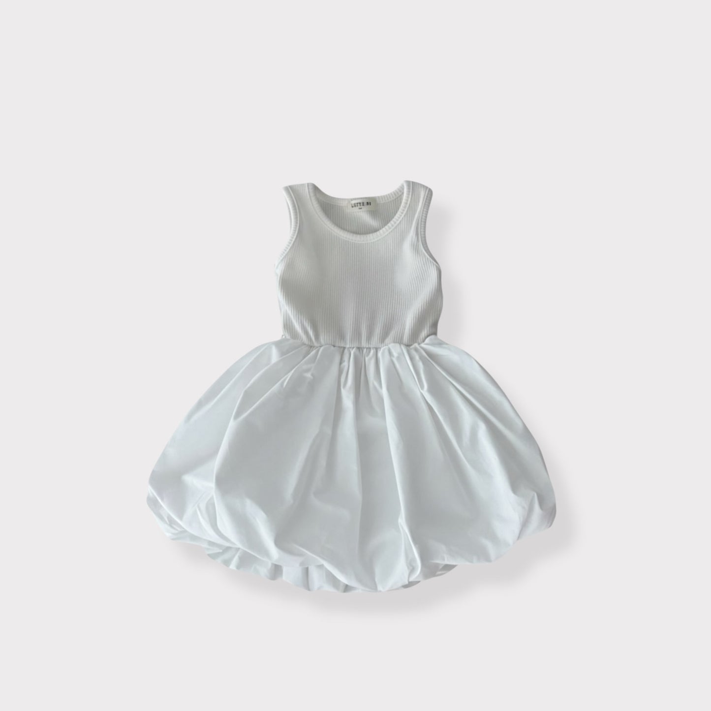 Toddler SP26 Ribbed Sleeveless Top Balloon Dress (1-7y)- 2 Colors - AT NOON STORE