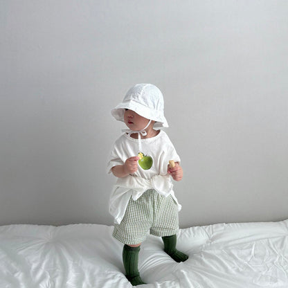 Baby Toddler Land SS25 Seersucker Gingham Shorts (4m-6y) - 4 Colors - AT NOON STORE