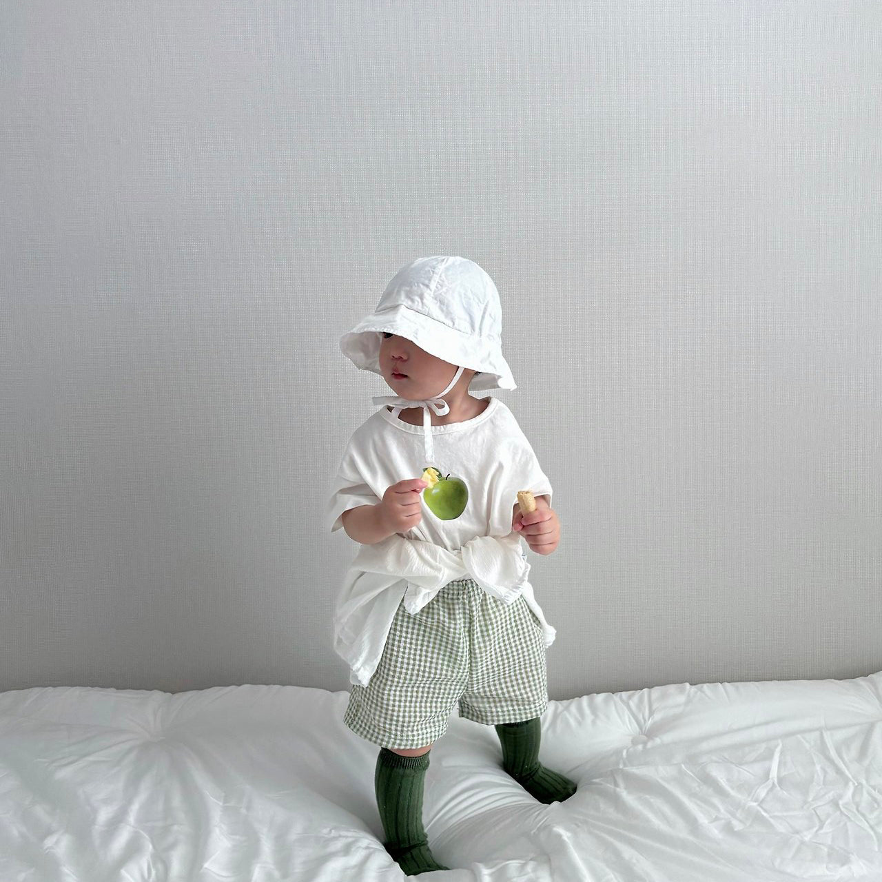 Baby Land SS26 Berry Apple Short Sleeve Top (4m-18m) - 2 Colors - AT NOON STORE