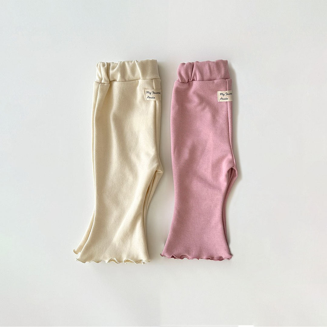 Baby/Toddler Aosta F25 Basic Flare Pants (3m-5y)- 2Colors