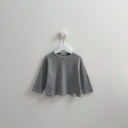 Toddler FW26 Waffle Long Sleeve Top (2-9y) - 3 Colors