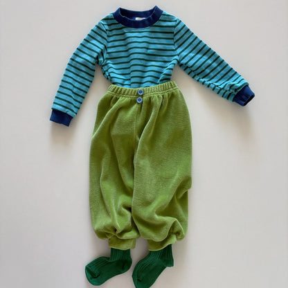 Toddler F26 Contrast Trim Stripe Long Sleeve Top (1-6y) - 2 Colors