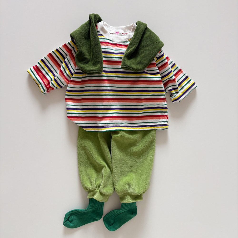 Toddler F26 Button Front Velour Jogger Pants  (1-6y) - 4 Colors