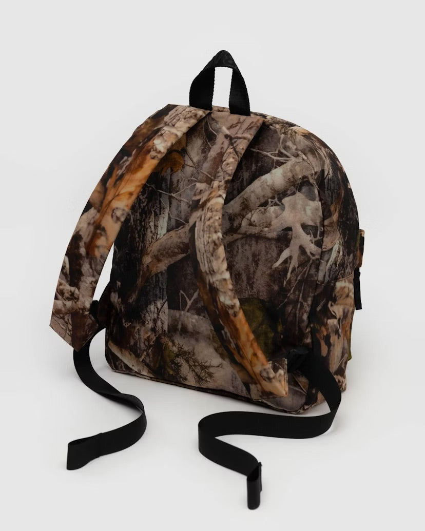 Baggu Medium Nylon Backpack - Photo Forest