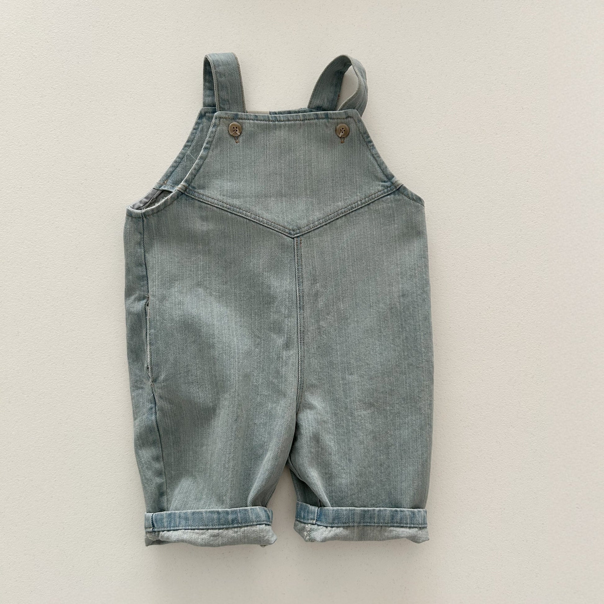 Toddler Denim Overalls (1-7y) - Blue - AT NOON STORE