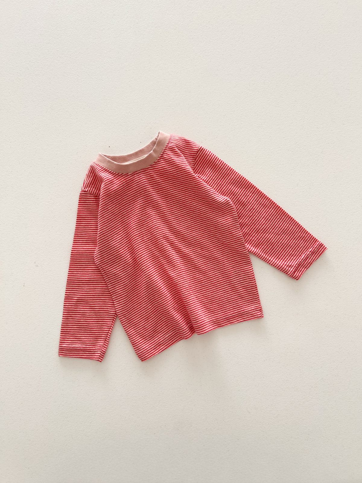 Kids W26 Cozy Stripe Long Sleeve Top (18m-10y) - 2 Colors