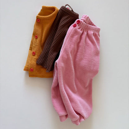 Toddler F26 Textured Long Sleeve Top (1-6y) - 5 Colors
