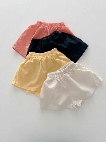 Toddler SS26 Basic Shorts (4m-6y) - 4 Colors - AT NOON STORE