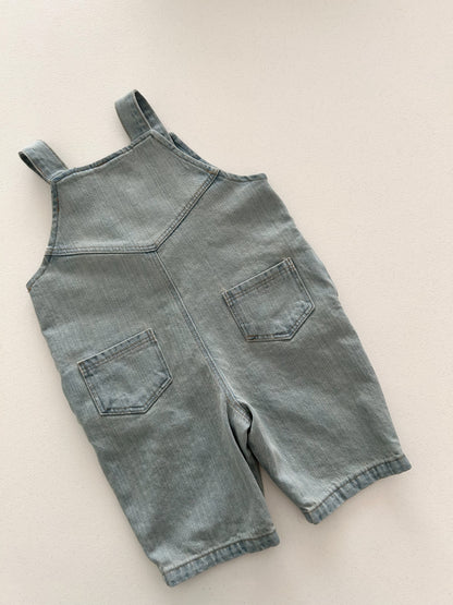 Toddler Denim Overalls (1-7y) - Blue - AT NOON STORE
