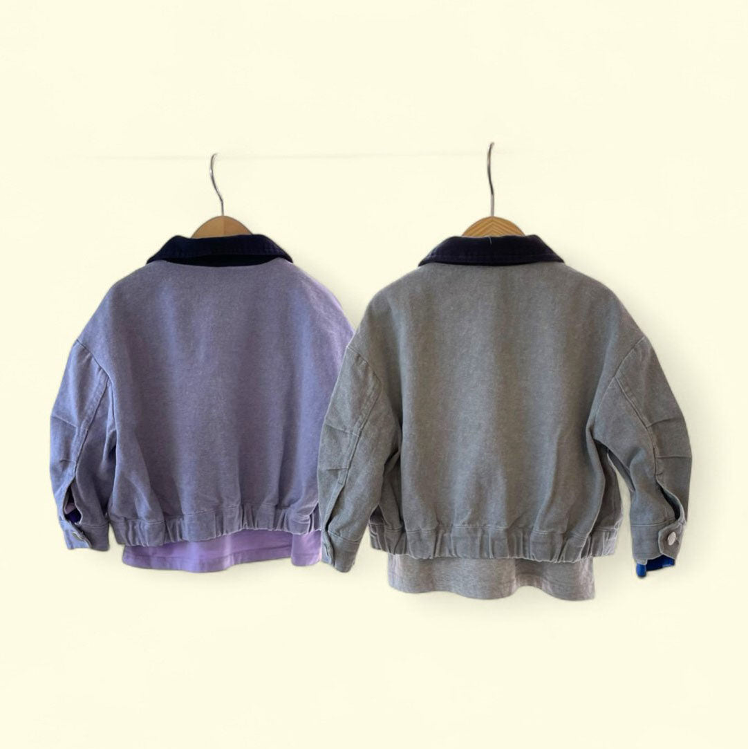 Toddler F25 Corduroy Collar Garment Dyed Jacket (3-7y) - 2 Colors - AT NOON STORE
