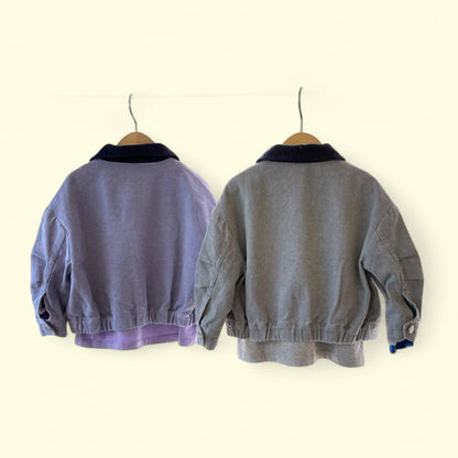 Toddler F25 Corduroy Collar Garment Dyed Jacket (3-7y) - 2 Colors - AT NOON STORE