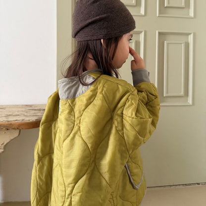 Kids F26 Quilted Loose Fit Jacket (2-8y) - 2 Colors