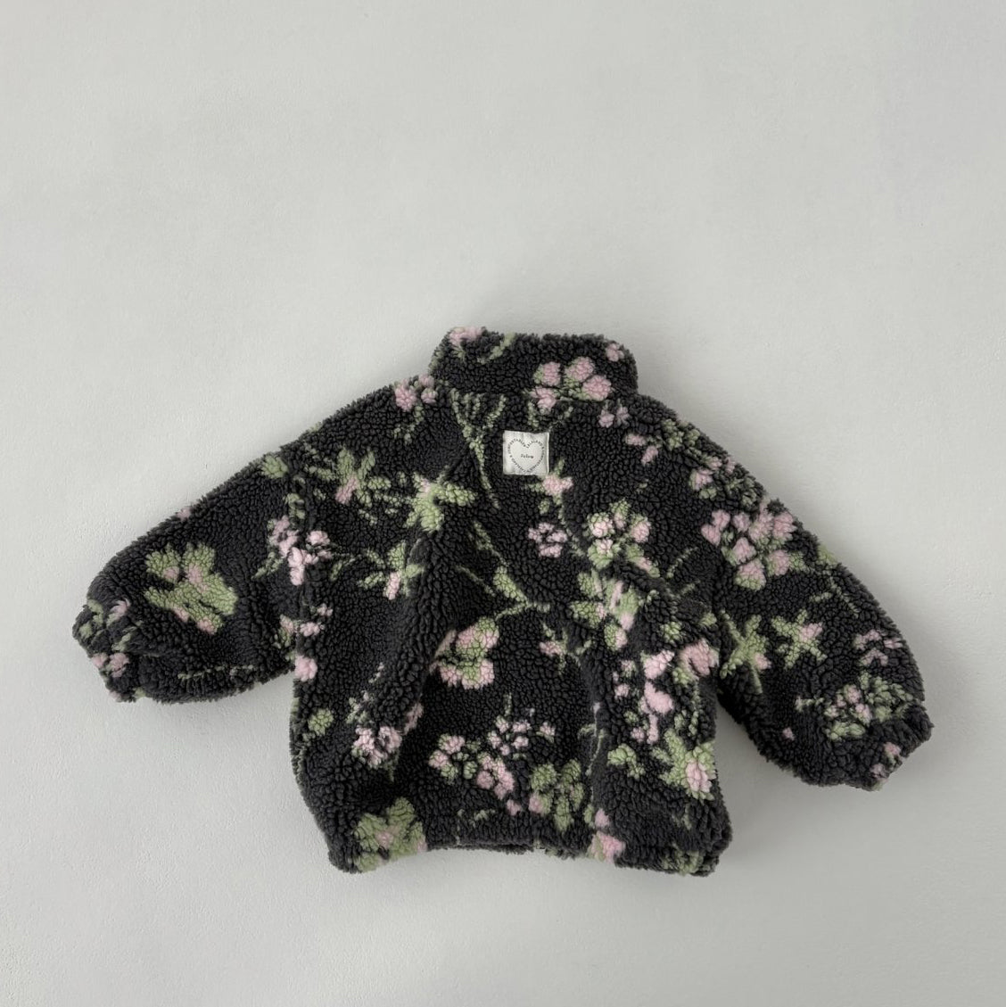 Toddler Land W25 Sherpa Mock Neck Zip-Up Jacket (1-6y) - 3 Colors