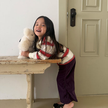 Kids F26 Patch Pocket Corduroy Pull-On Pants (2-8y) - 2 Colors