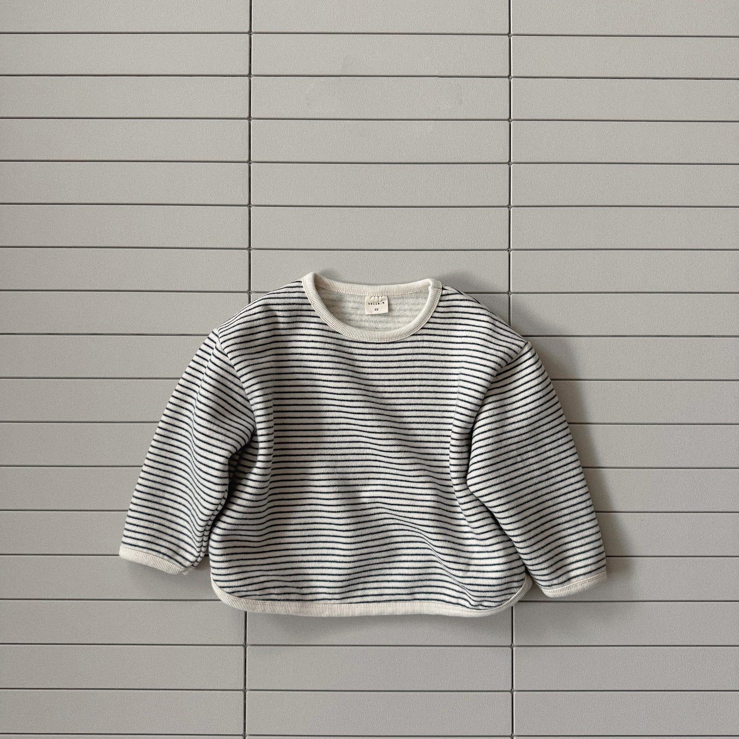 Baby/Toddler Bella W25 Stripe Curved Hem Long Sleeve Top (6m-6y) - 2 Colors