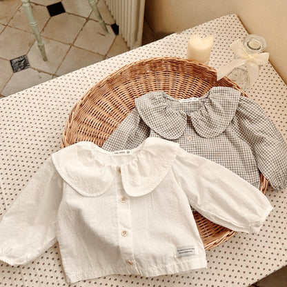 Baby SP26 Big Collar Shirt (3-24m)- 2 Colors
