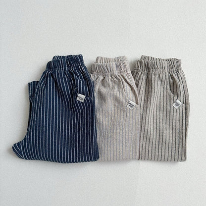 Toddler F25 Stripe Pull-on Wide Pants (10m-4y) - 3 Colors - AT NOON STORE