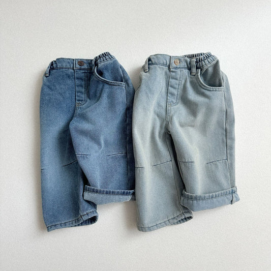 Toddler W25 Darted Denim Pants (10m-4y) - 2 Colors - AT NOON STORE