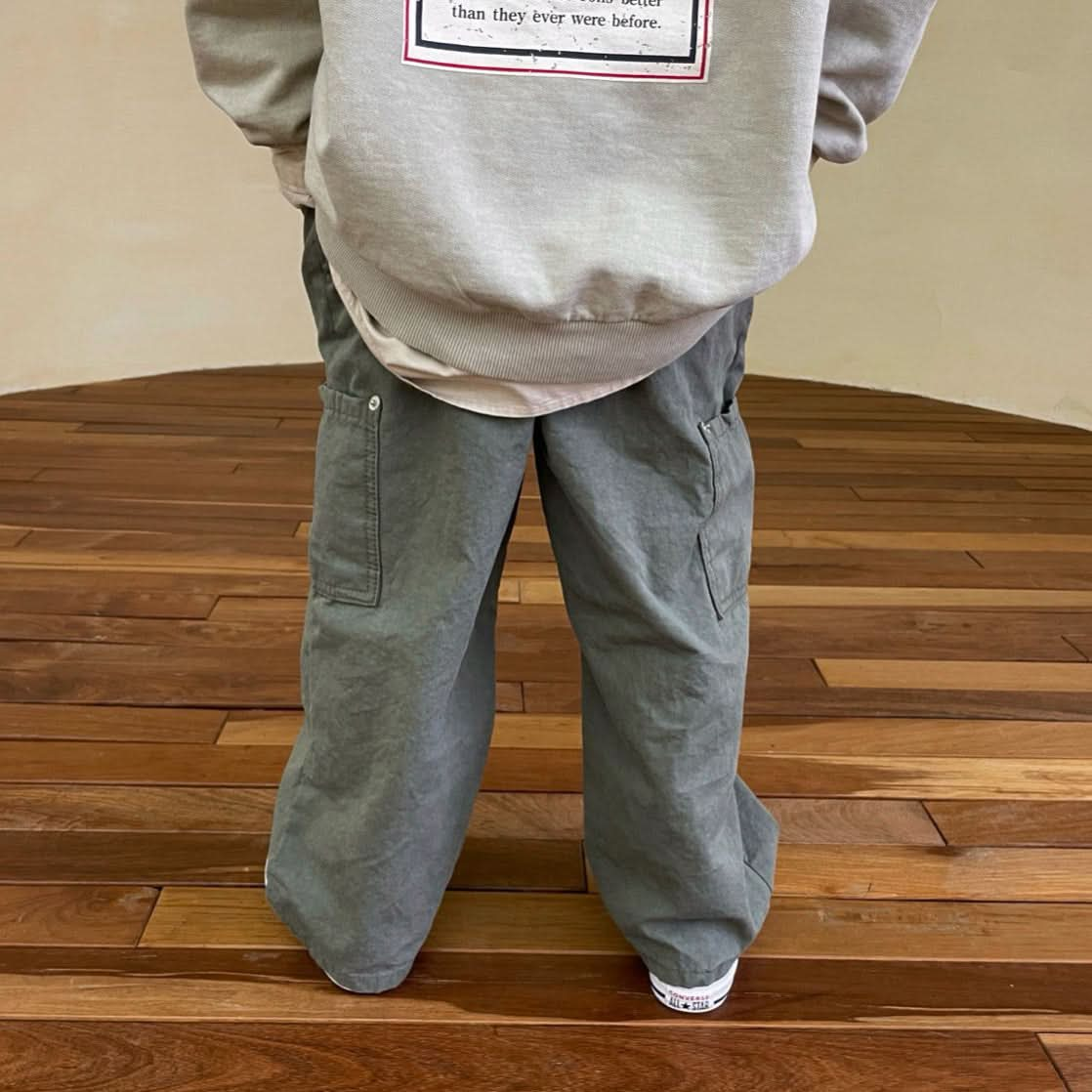 Kids S25 Cargo Pants (2-7y) - Olive - AT NOON STORE