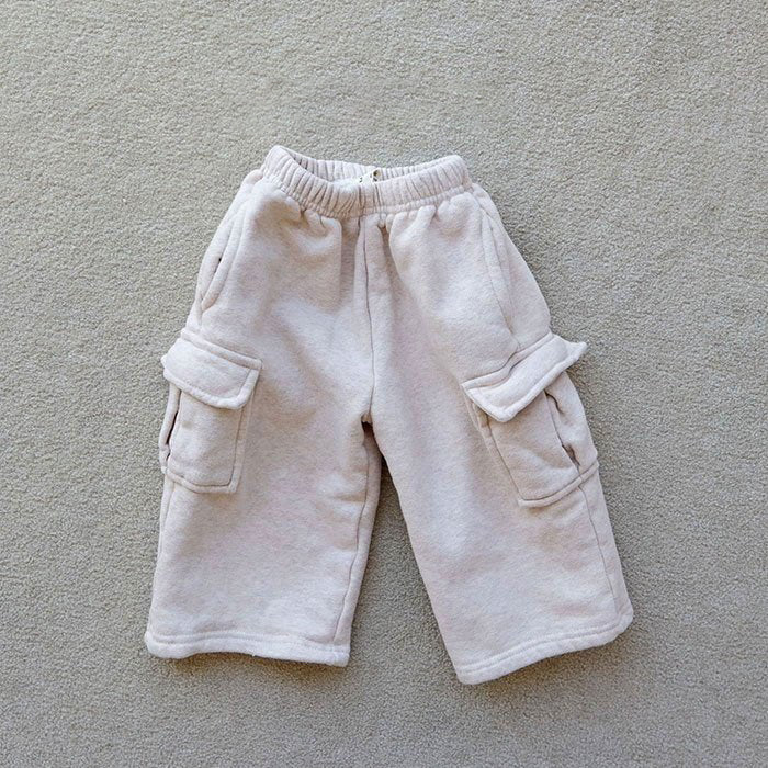 Toddler Brushed Cotton Cargo Pull On Pants  (15m-7y) -2 Colors