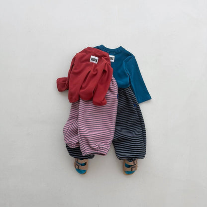 Toddler FW26 Winter Ribbed Long Sleeve Top (4m-6y) - 4 Colors