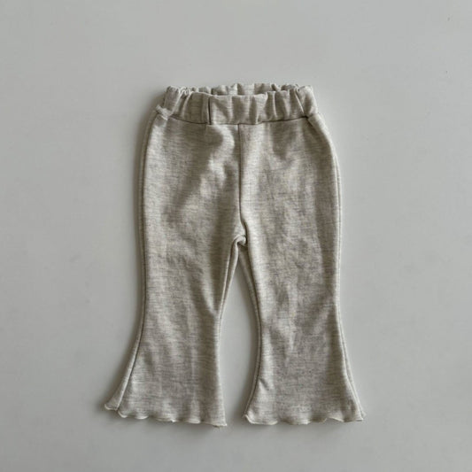 Kids 24SP Lettuce Edge Flare Pants(0-5y) - Melange - AT NOON STORE