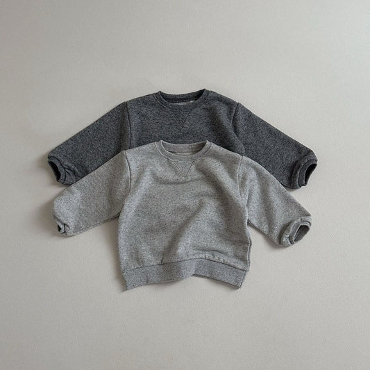 Toddler Crewneck Long Sleeve Sweatshirt (10m-4y) - 2 Colors - AT NOON STORE