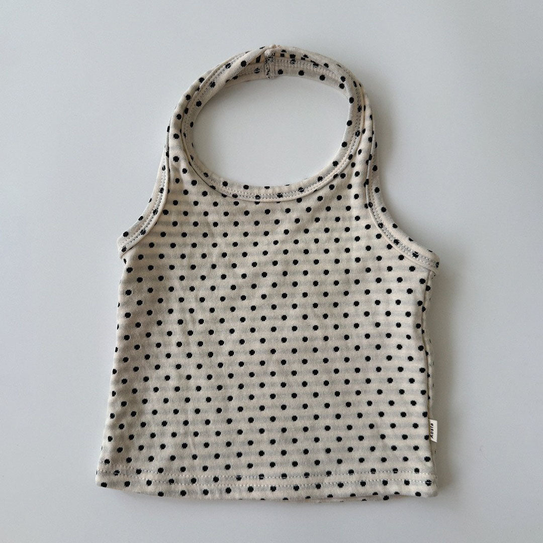 Baby/Toddler Aosta F26 Polka Dot Halter Neck Top (3m-5y) - 2 Colors