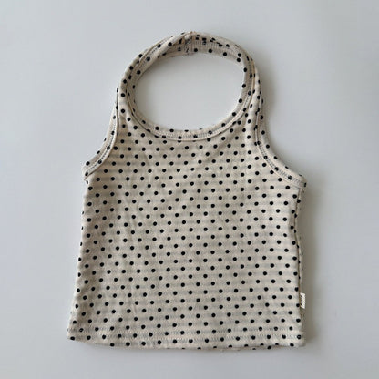 Baby/Toddler Aosta F26 Polka Dot Halter Neck Top (3m-5y) - 2 Colors