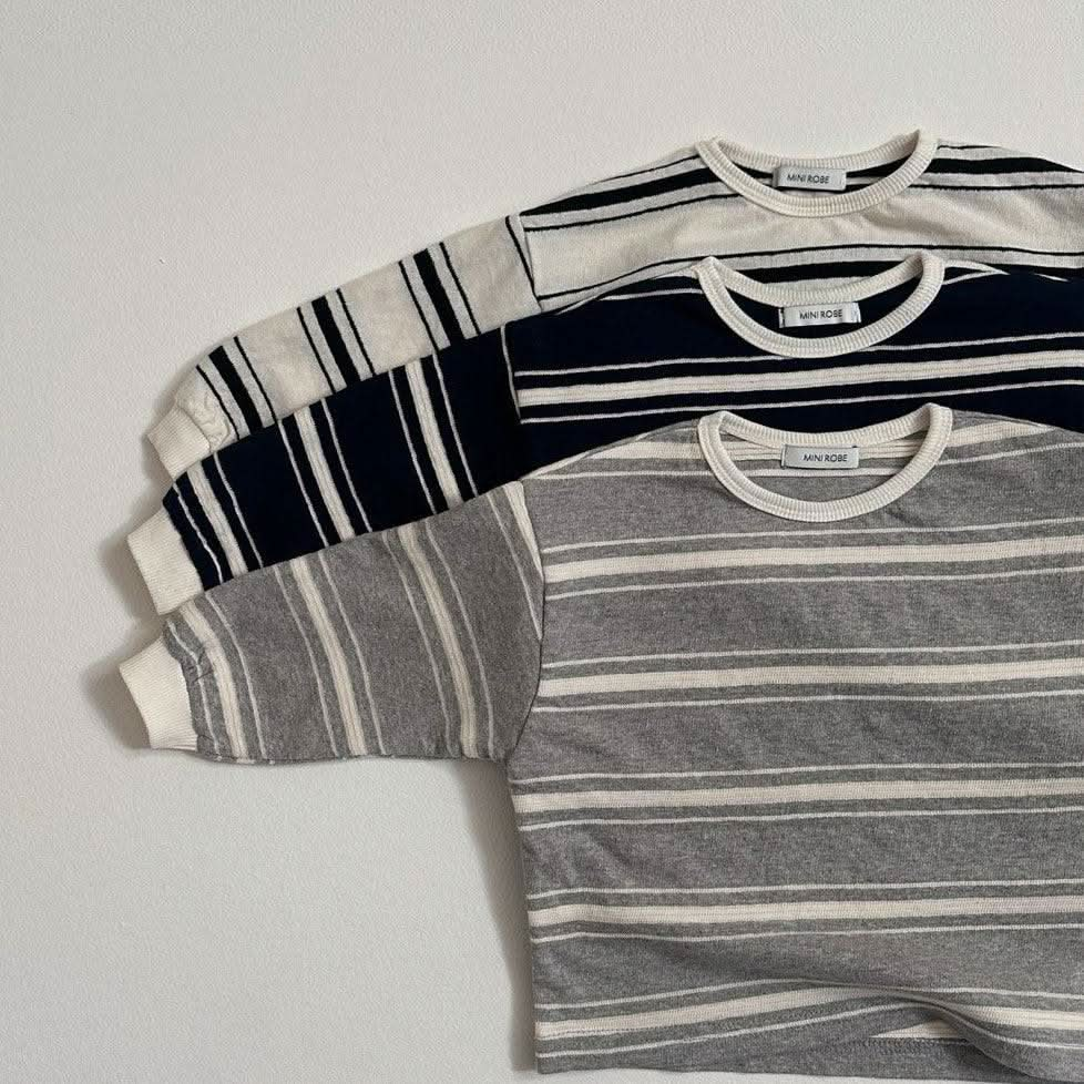 Toddler S25 Stripe Cotton Knit Top (10m-4y) - 3 Colors - AT NOON STORE