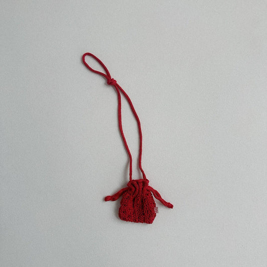 Toddler F25 Crochet Mini Crossbody Bag (3-48m) - Red - AT NOON STORE