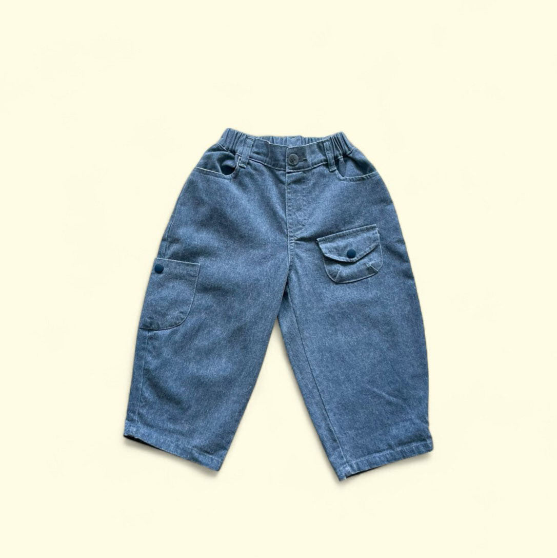 Toddler F25 Garment Dyed Pocket Pants (3-7y) - 2 Colors - AT NOON STORE