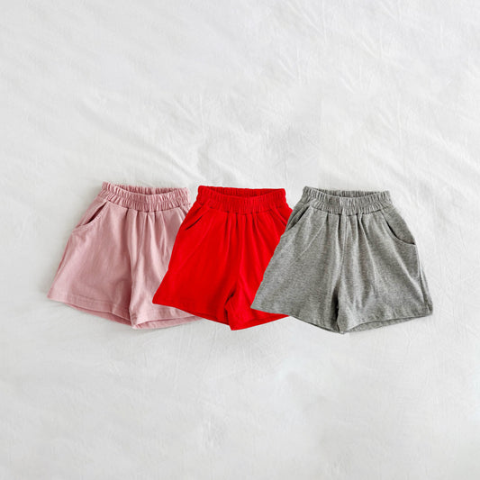 Toddler SS26 Basic Shorts (1-6y) - 3 Colors - AT NOON STORE