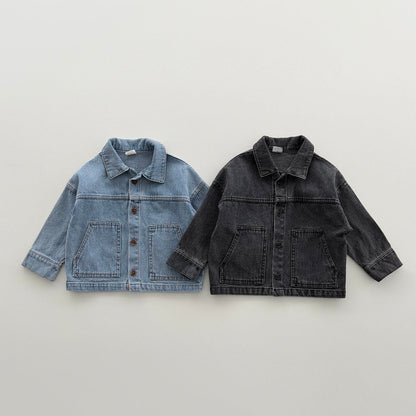 Toddler F26 Ribbed Denim Trucker Jacket (12m-9y) - 2 Colors