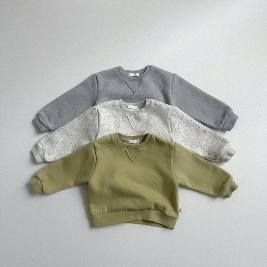 Toddler W25 Triangular Inset Sweatshirt (10m-4y) - 3 Colors - AT NOON STORE