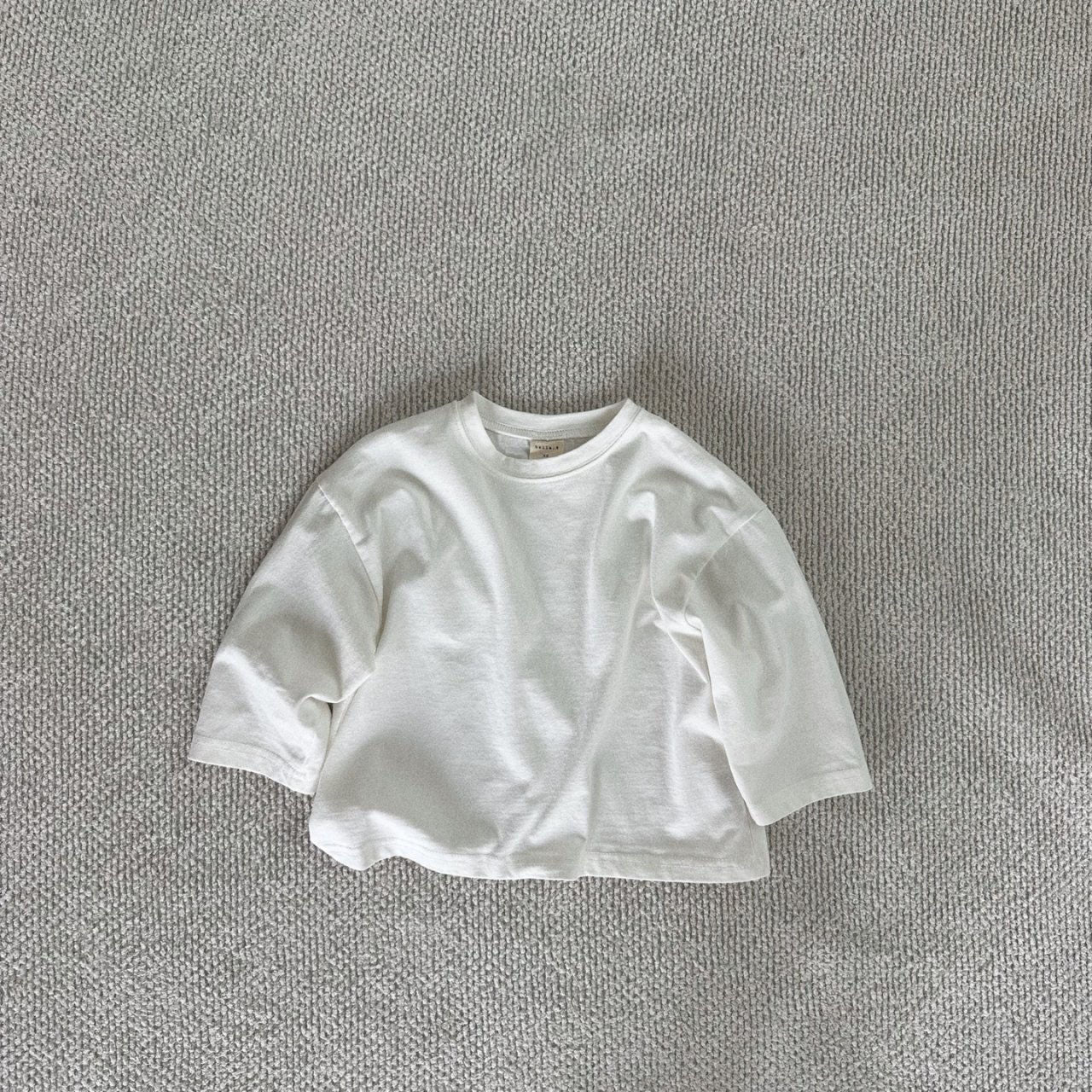 Toddler Bella F24 Long Sleeve Oversized Plain Tee (1-6y) - 3 Colors - AT NOON STORE