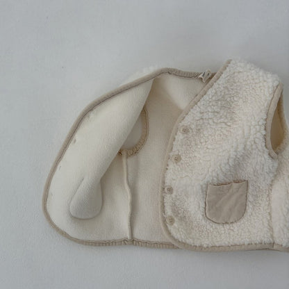 Baby Land W25 Sherpa Pocket Vest (4-18m) - 2 Colors