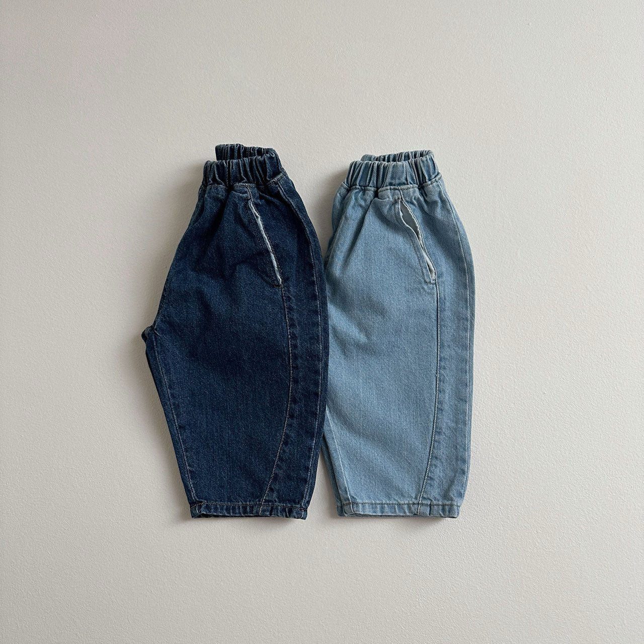 Toddler Side Stitch Pocket Denim Pants (10m-4y) - 2 Colors - AT NOON STORE