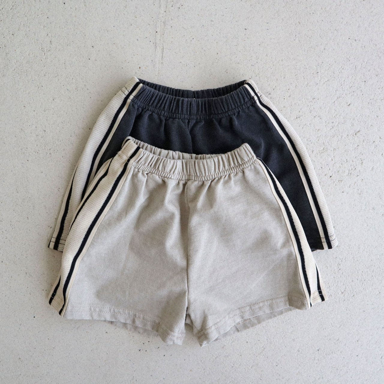 Toddler Side Mesh Tape Cotton Shorts (15m-7y) -2 Colors - AT NOON STORE