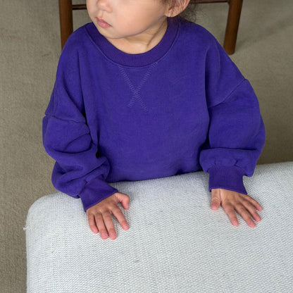 Kids W26 Warm Long Sleeve Sweatshirt (10m-10y) - 2 Colors