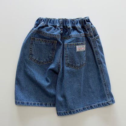 Toddler F26 Bermuda Denim Shorts (3-10y) - Blue