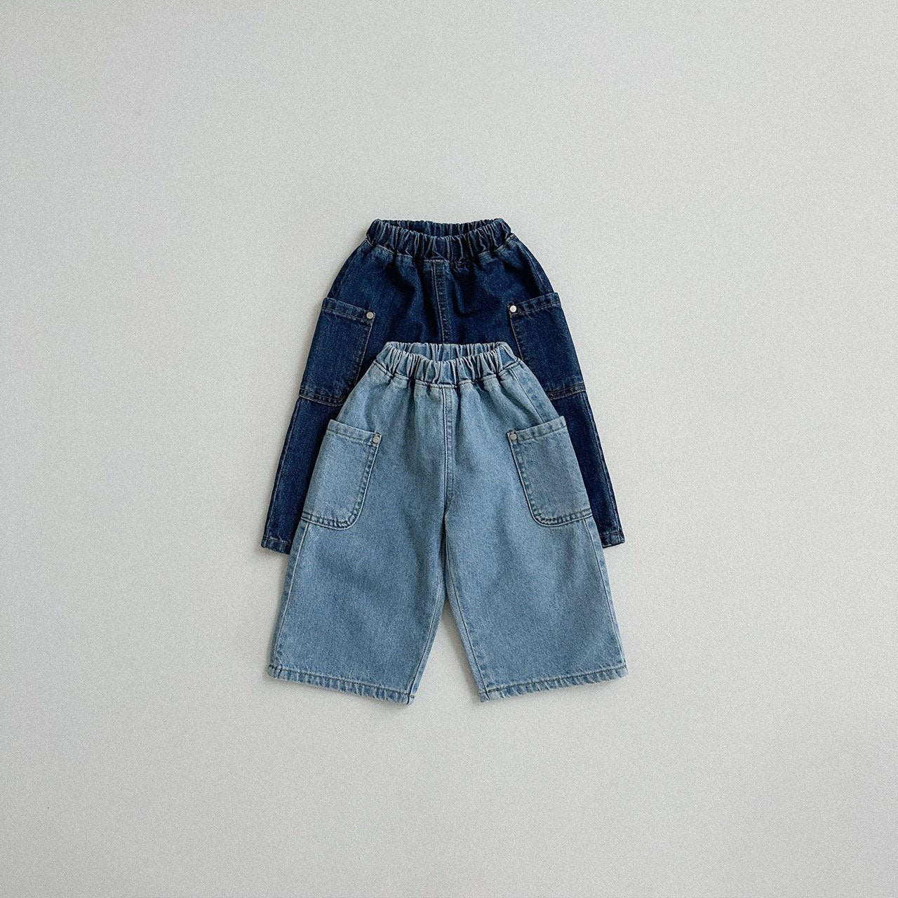 Toddler F25 Side Pocket Denim Pull-on Pants (10m-4y) - 2 Colors - AT NOON STORE
