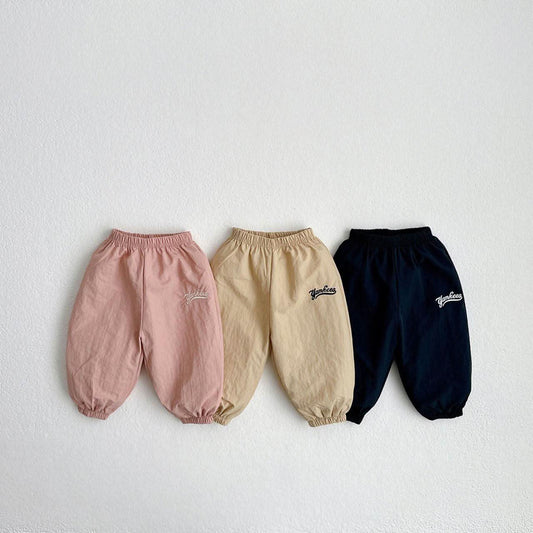 Toddler/Junior Embroidery Jogger Pants (1-10y) - 3 Colors - AT NOON STORE