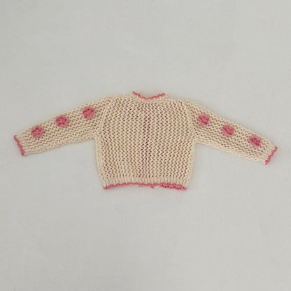 Toddler F25 Crochet Cardigan (2-7y) - Ivory - AT NOON STORE