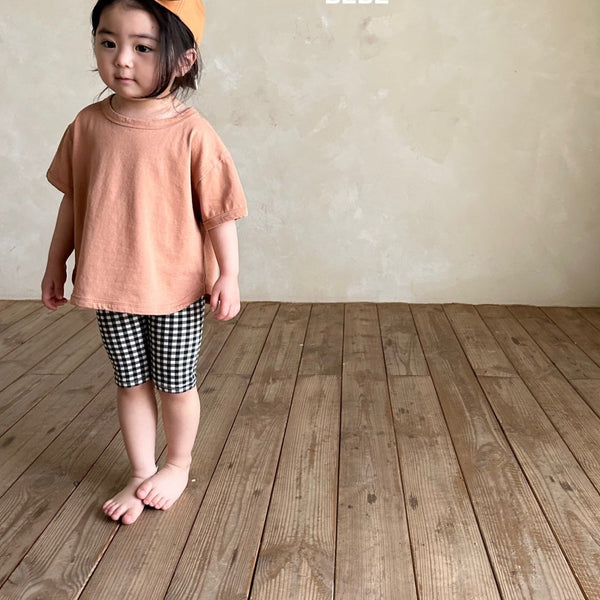 Toddler Bella Gingham Biker Shorts (3m-5y) - 2 Colors - AT NOON STORE