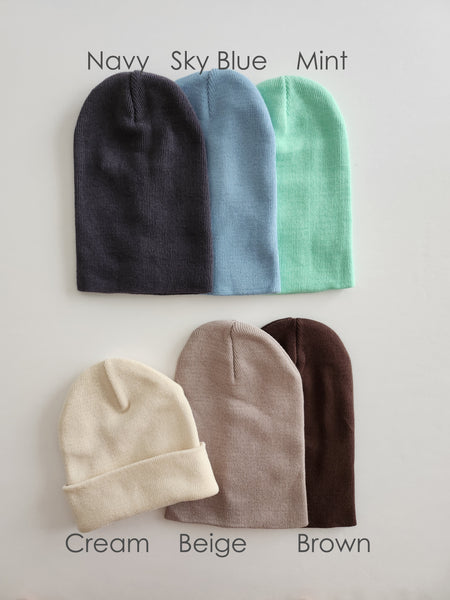 Baby Basic Beanie (0-3y) - 5 Colors