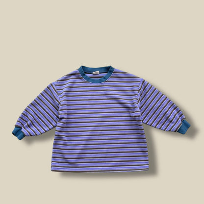 Toddler W25 Multi Color Stripe Long Sleeve Top (3-7y) - 2 Colors