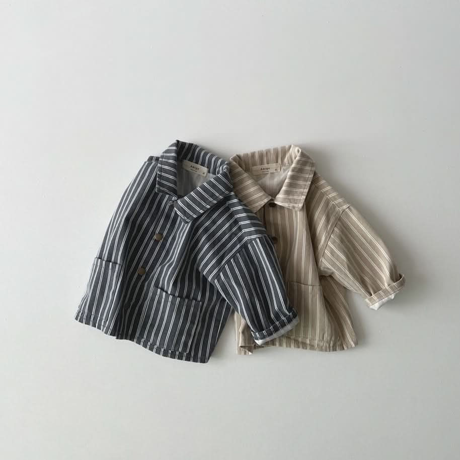 Toddler S25 Stripe Pocket Jacket (1-6y) - 2 Colors - AT NOON STORE